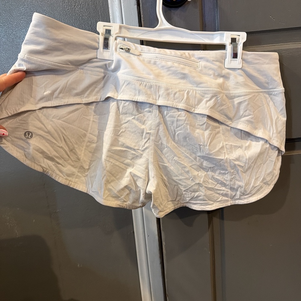 lululemon athletica Women's white Speedup Shorts